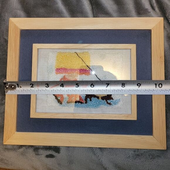 Homemade Needle Punch Dog Walk Art (CH8) - Picture 2 of 3